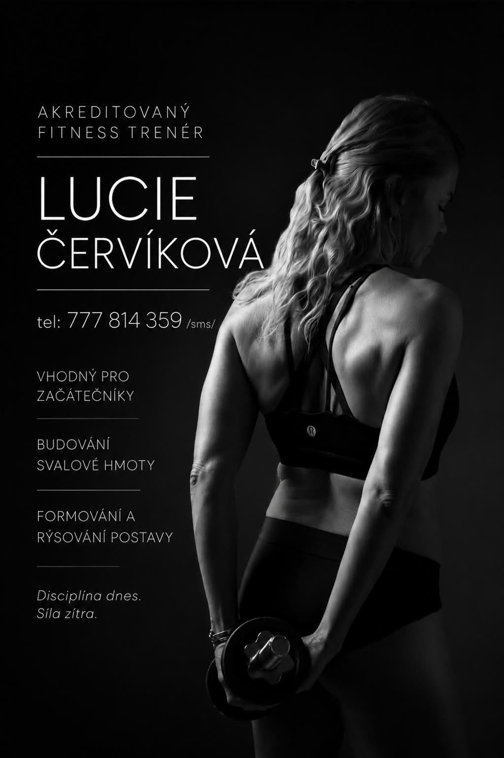 Lucie Červíková, akreditovaná fitness trenérka